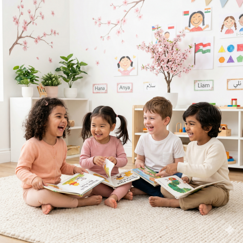 Clean and bright play space